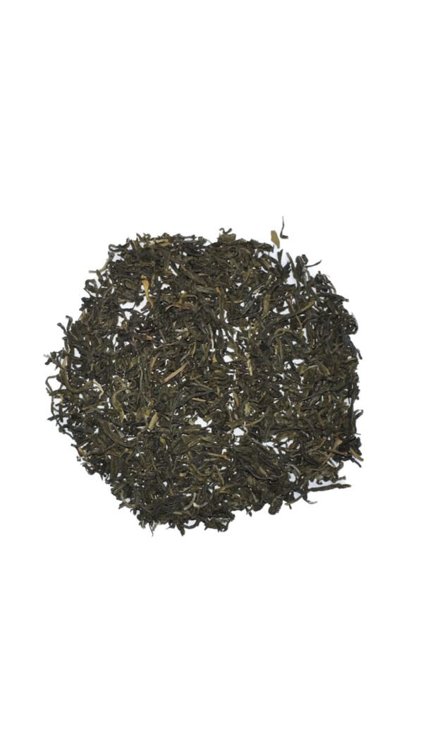 Premium Jasmine Tea leaves with a rich jasmine aroma, offering a smooth, full-bodied liquor and a deep, layered flavor.